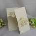 Rectangle Wedding Card Customized Glitter Invitation Card Modern Invitation Card 